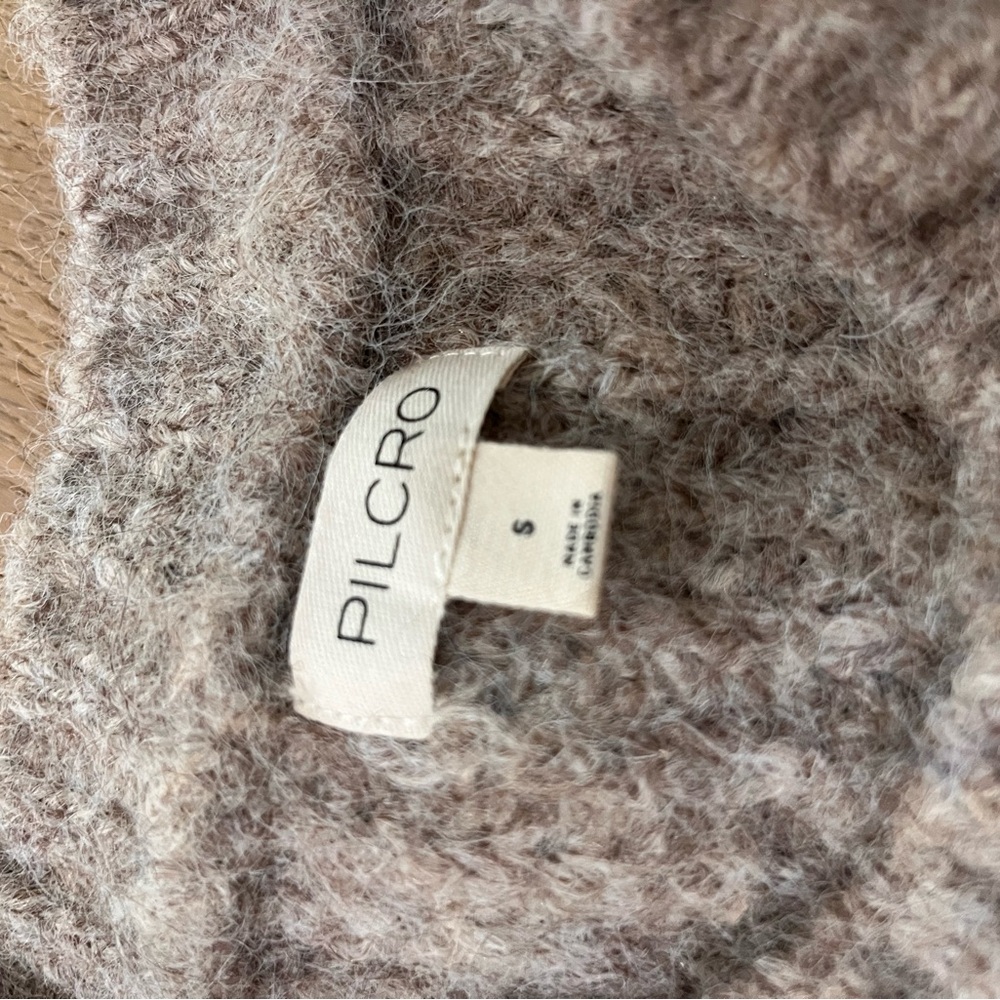 Pilcro Taupe Knit Sweater